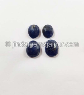 Blue Sapphire Rose Cut Slices